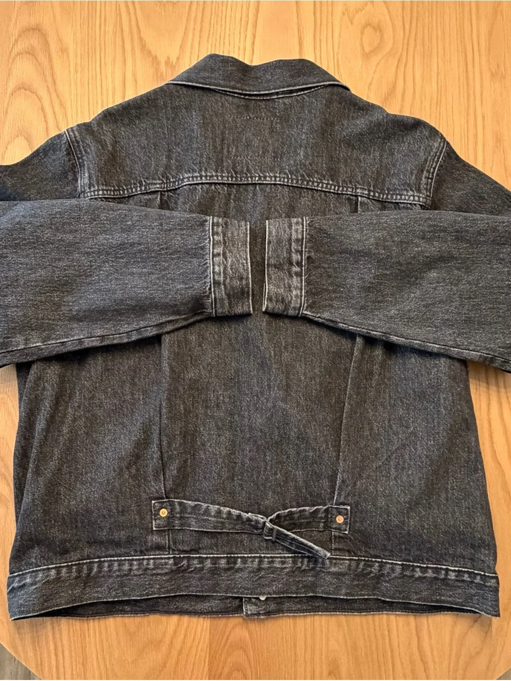 Levi's Men's Washed Black Denim Jacket